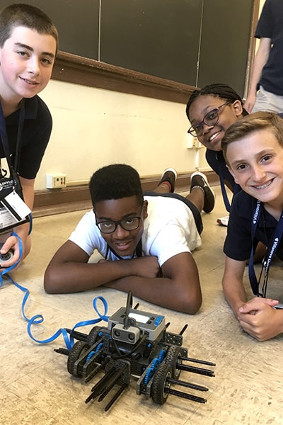 Middle School Students explore a career in STEM
